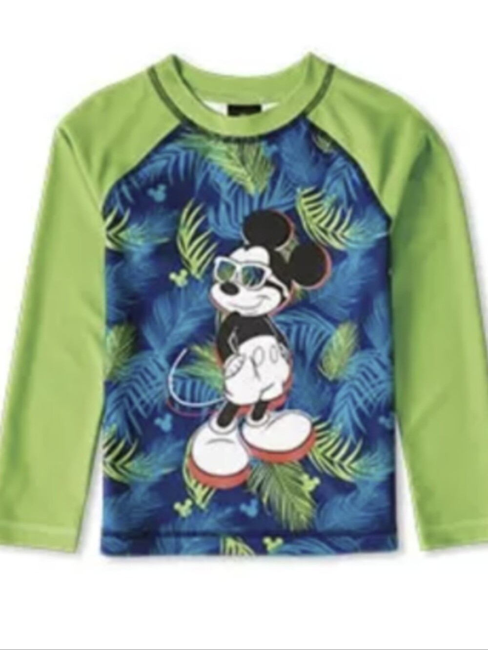 Disney Mickey Mouse UPF 50+ rash guard swim shirt Pool Beach Sun Summer Cool